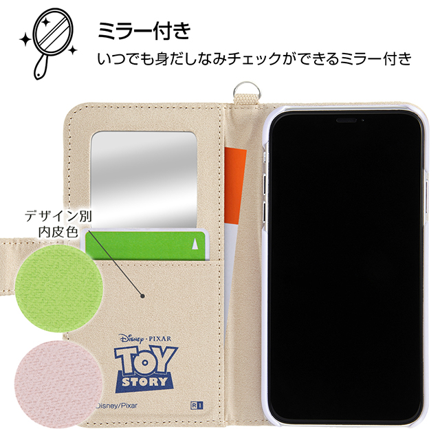 【iPhone11/XR ケース】ディズニー・ピクサーキャラクター/サガラ刺繍 手帳型ケース 帆布 (トイ・ストーリー/ロッツォ)goods_nameサブ画像