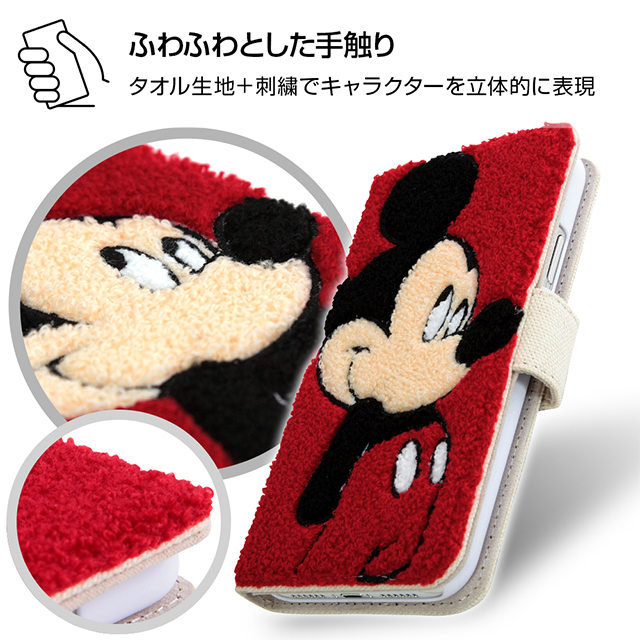 【iPhone11/XR ケース】ディズニーキャラクター/サガラ刺繍 手帳型ケース 帆布 (チップ＆デール)サブ画像