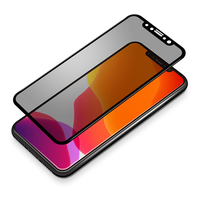 【iPhone11 Pro Max/XS Max フィルム】液晶保護ガラス 3Dハイブリッドガラス (覗き見防止)サブ画像