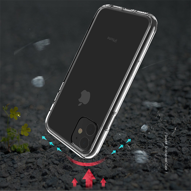 【iPhone11 ケース】Shark4 Shockproof Case (clear)サブ画像