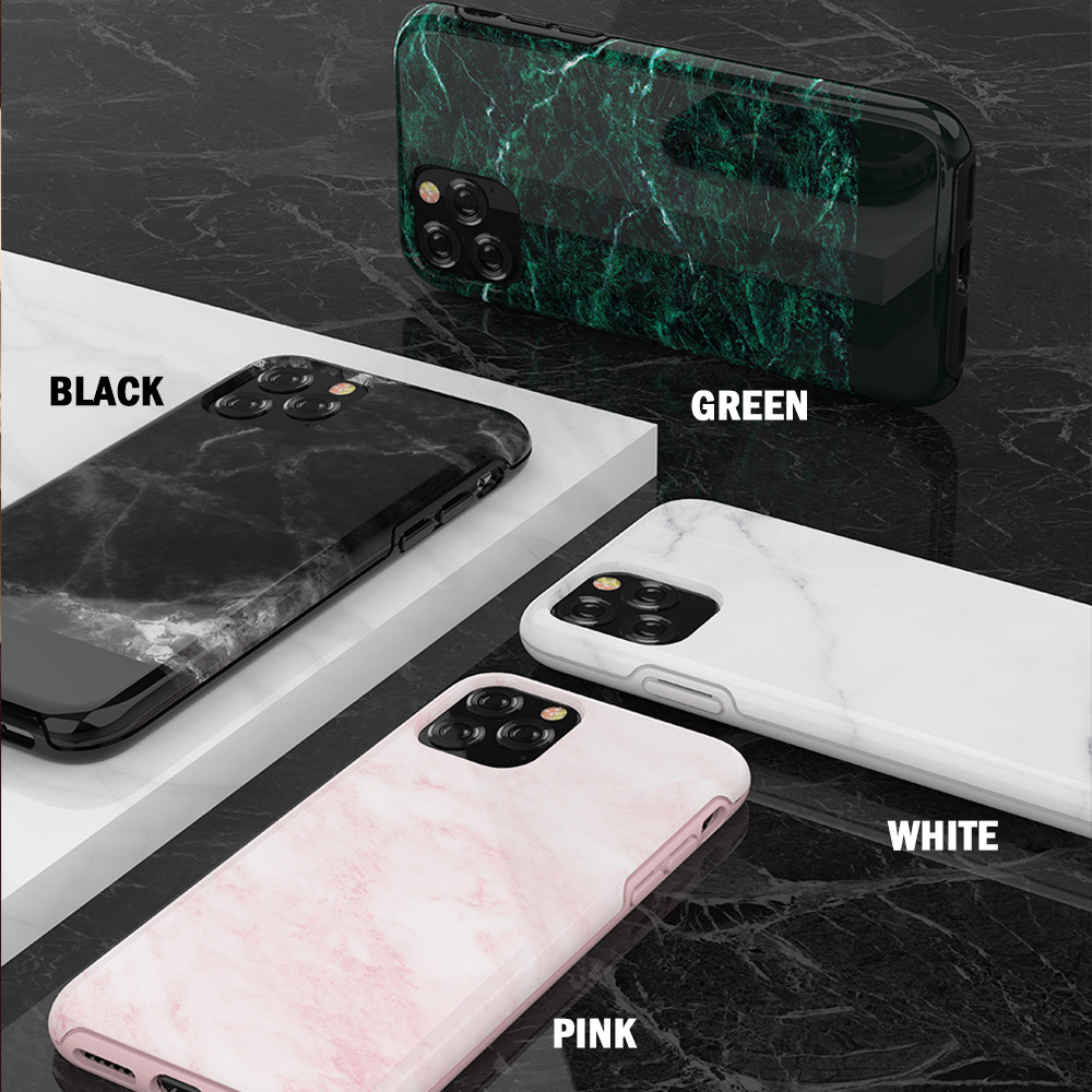 【iPhone11 Pro Max ケース】Marble series case (black)サブ画像