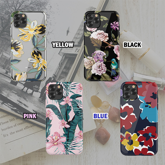 【iPhone11 ケース】Perfume lily series case (black)サブ画像