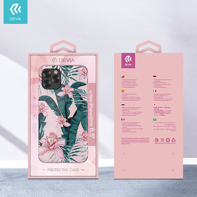 【iPhone11 ケース】Perfume lily series case (pink)サブ画像