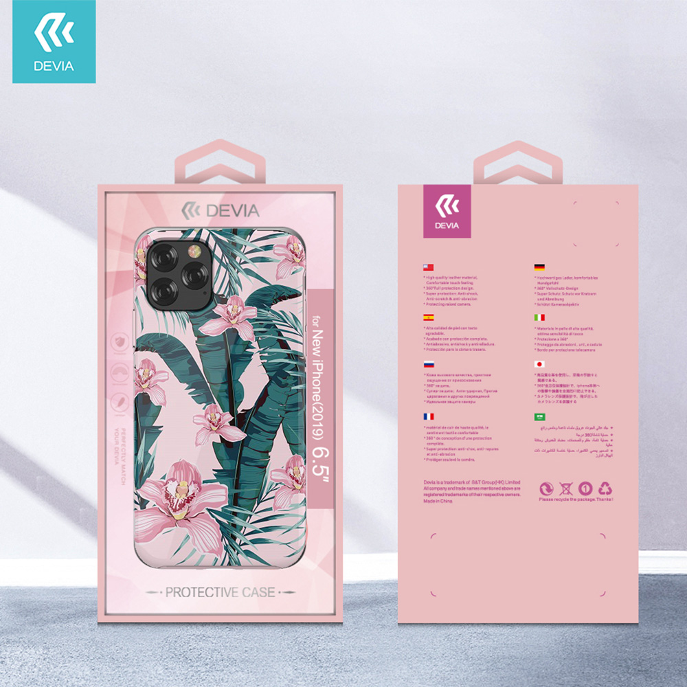 【iPhone11 Pro Max ケース】Perfume lily series case (pink)サブ画像