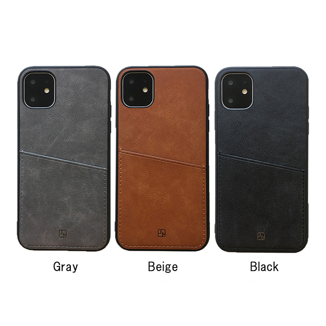 【iPhone11 Pro ケース】ANTIQUE POCKET (Brown)サブ画像