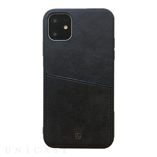 【iPhone11 Pro ケース】ANTIQUE POCKET (Black)