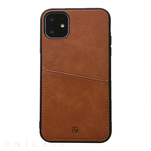 【iPhone11 Pro ケース】ANTIQUE POCKET (Brown)