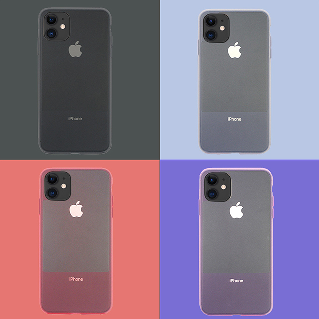 【iPhone11 ケース】CONTRAST SILICON (Black)サブ画像