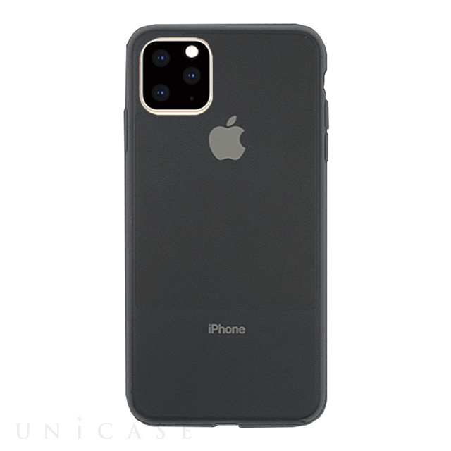 【iPhone11 Pro Max ケース】CONTRAST SILICON (Black)