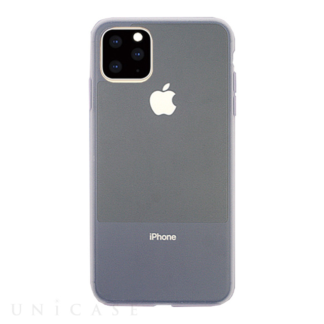 【iPhone11 Pro Max ケース】CONTRAST SILICON (Clear)