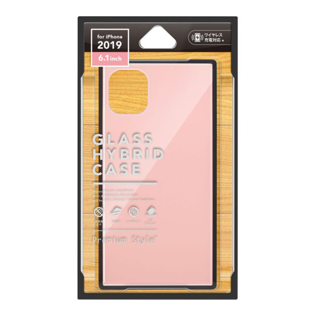 【iPhone11 ケース】ガラスハイブリッドケース (ピンク)goods_nameサブ画像