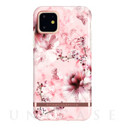 【iPhone11 ケース】Pink Marble Floral...