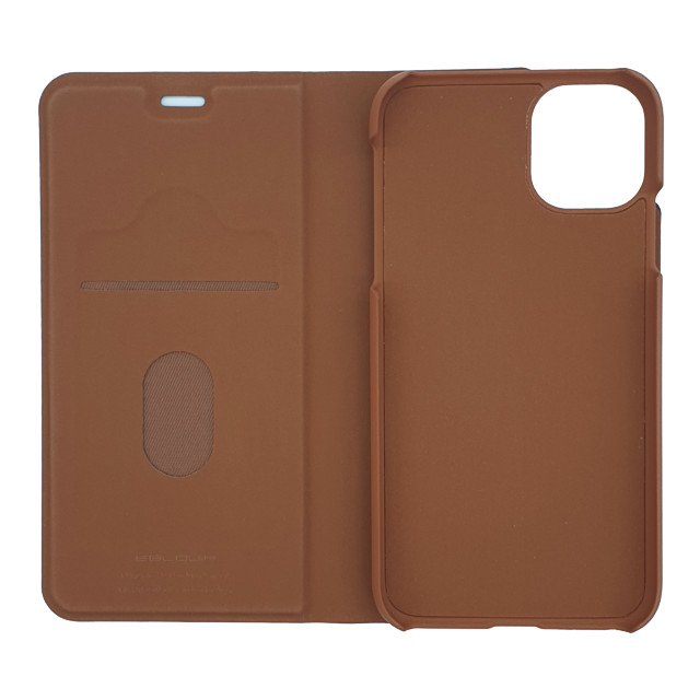 【iPhone11 ケース】Plain Folio  (Brown)サブ画像