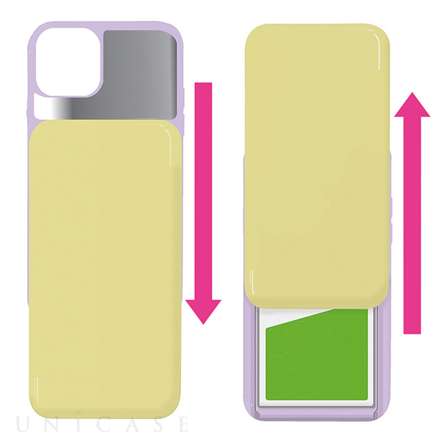 【iPhone11 Pro ケース】Creamyellow×Lavender