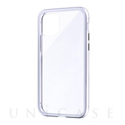 【iPhone11 Pro ケース】SHELL GLASS Aluminum (シルバー)