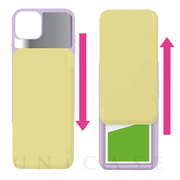 【iPhone11 ケース】Creamyellow×Lavend...