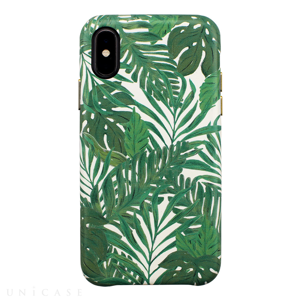 【アウトレット】【iPhoneXS/Xケース】OOTD CASE for iPhoneXS/X (green leaf)