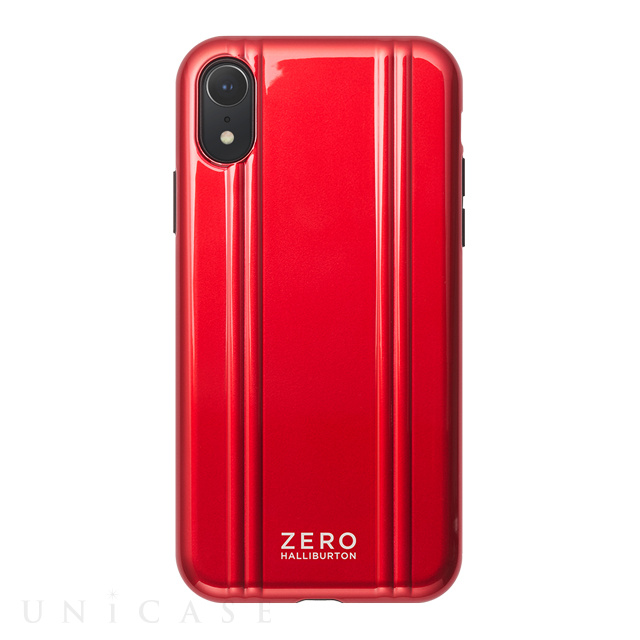 【アウトレット】【iPhoneXR ケース】ZERO HALLIBURTON Hybrid Shockproof case for iPhoneXR (Red)