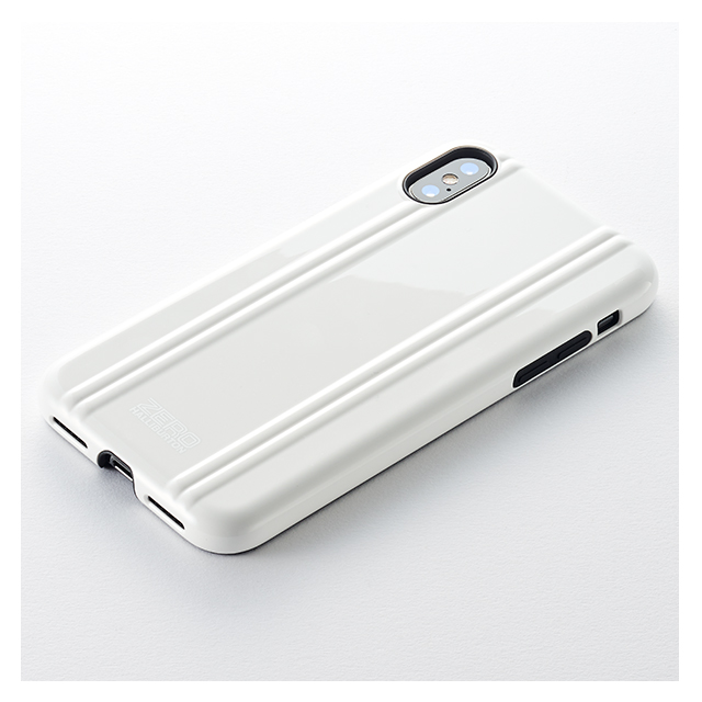 【アウトレット】【iPhoneXS ケース】ZERO HALLIBURTON Hybrid Shockproof case for iPhoneXS (White)サブ画像