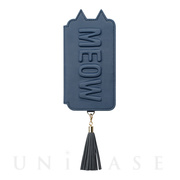 【アウトレット】【iPhoneXS/X ケース】Tassel Tail Cat for iPhoneXS/X (Navy)