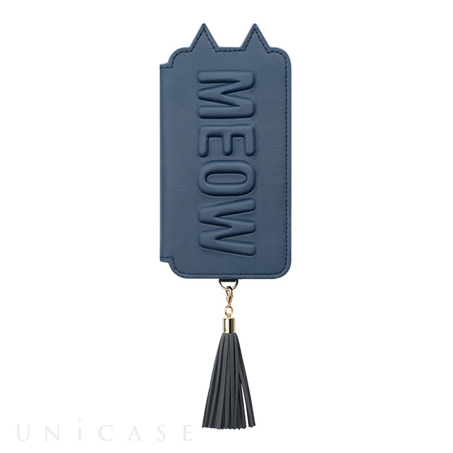 【アウトレット】【iPhoneXS/X ケース】Tassel Tail Cat for iPhoneXS/X (Navy)