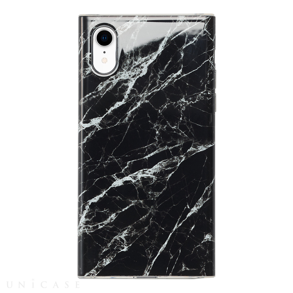 【アウトレット】【iPhoneXR ケース】Maelys Collections Marble for iPhoneXR (Black)