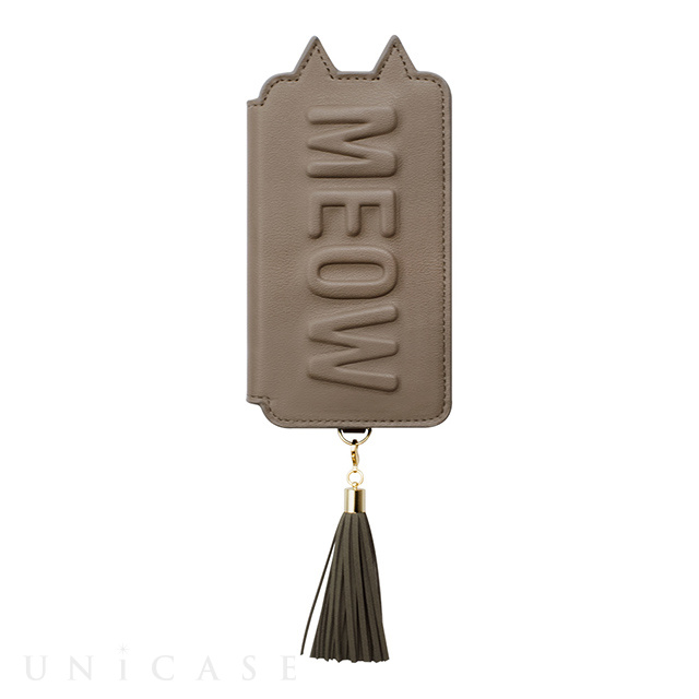 【アウトレット】【iPhoneXR ケース】Tassel Tail Cat for iPhoneXR (Gray)