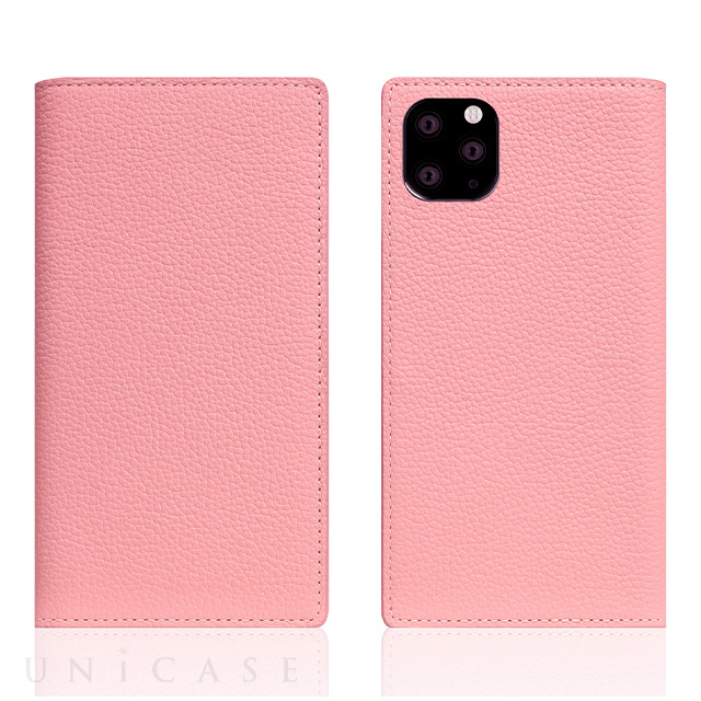 【iPhone11 Pro Max ケース】Full Grain Leather Case (Light Rose)