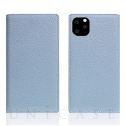 【iPhone11 Pro Max ケース】Full Grain Leather Case (Powder Blue)