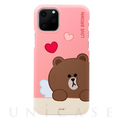 【iPhone11 Pro ケース】SLIM FIT CUPID LOVE (ブラウン)