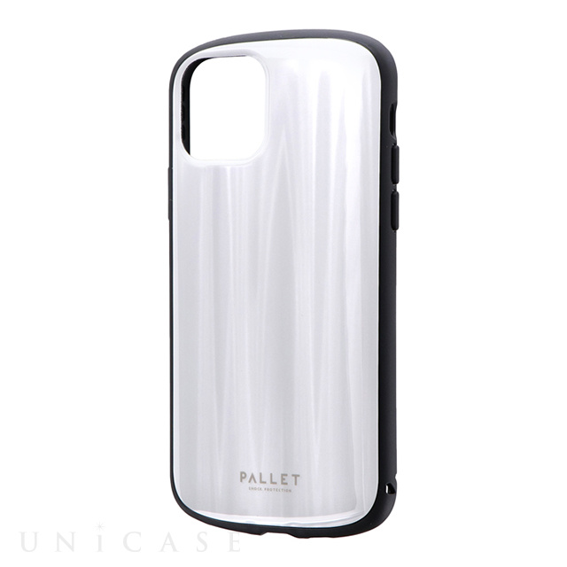 【iPhone11 Pro ケース】超軽量・極薄・耐衝撃ハイブリッドケース「PALLET METAL」 ホワイト