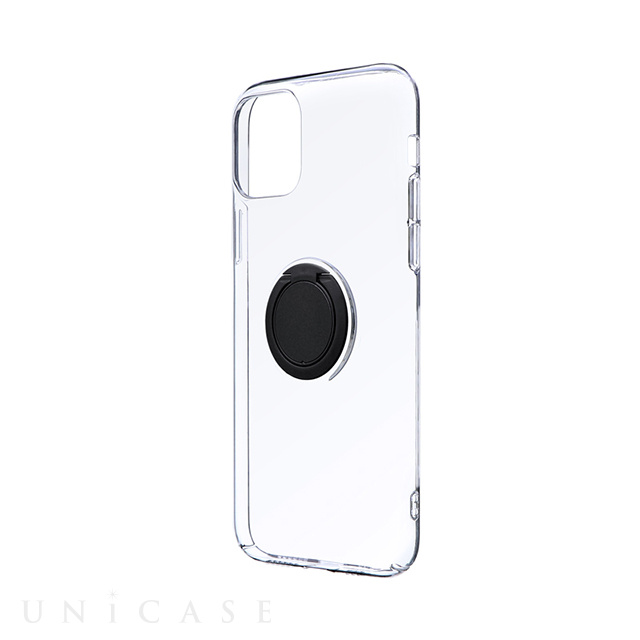 【iPhone11 Pro ケース】CLEAR RING (ブラック)