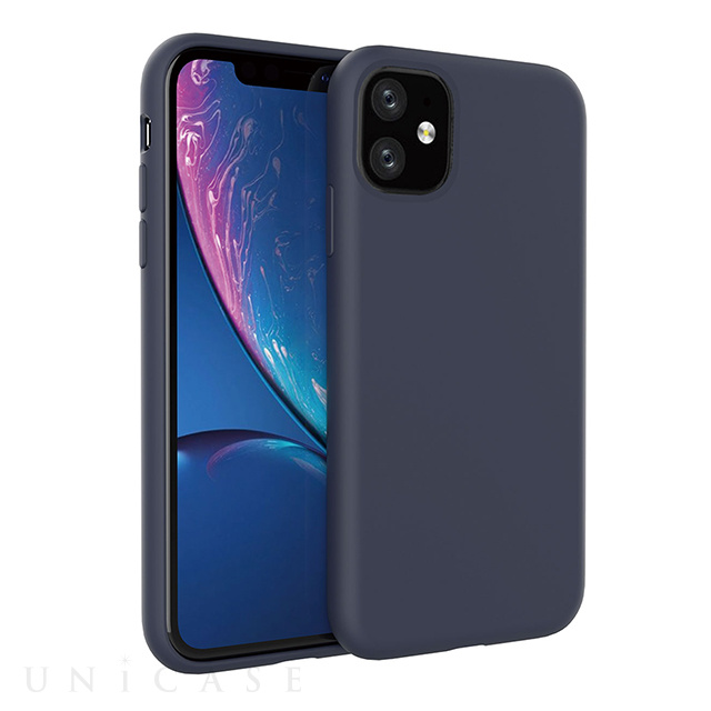 【iPhone11 Pro Max ケース】SILCONE ALPHA CASE (ネイビー)