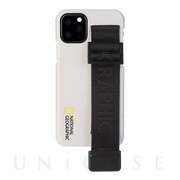 【iPhone11 Pro ケース】Signature Strap Case (ホワイト)