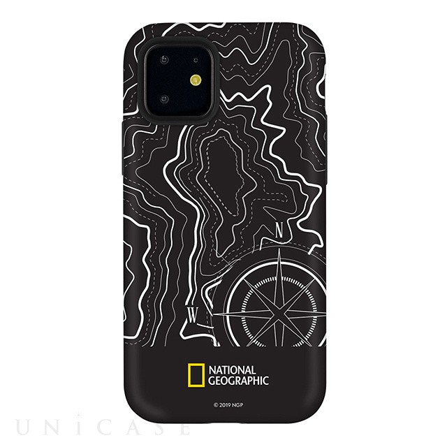 【iPhone11 ケース】Topography Case Double Protective (ブラック)