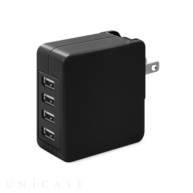 USB電源アダプタ 5.4A (USB-A×4) ブラック