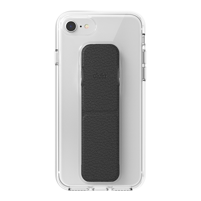【iPhoneSE(第3/2世代)/8/7/6s/6 ケース】CLEAR GRIPCASE FOUNDATION (CLEAR/BLACK)サブ画像