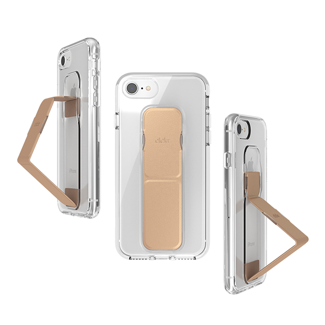 【iPhoneSE(第3/2世代)/8/7/6s/6 ケース】CLEAR GRIPCASE FOUNDATION (CLEAR/ROSE GOLD)goods_nameサブ画像