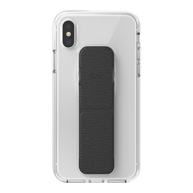 【iPhoneXS/X ケース】CLEAR GRIPCASE FOUNDATION (CLEAR/BLACK)サブ画像