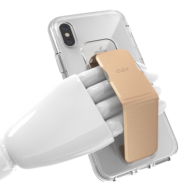 【iPhoneXS/X ケース】CLEAR GRIPCASE FOUNDATION (CLEAR/ROSE GOLD)サブ画像