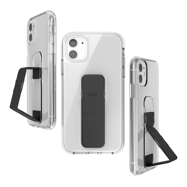 【iPhone11/XR ケース】CLEAR GRIPCASE FOUNDATION (CLEAR/BLACK)サブ画像