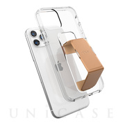 【iPhone11 Pro ケース】CLEAR GRIPCASE FOUNDATION (CLEAR/ROSE GOLD)