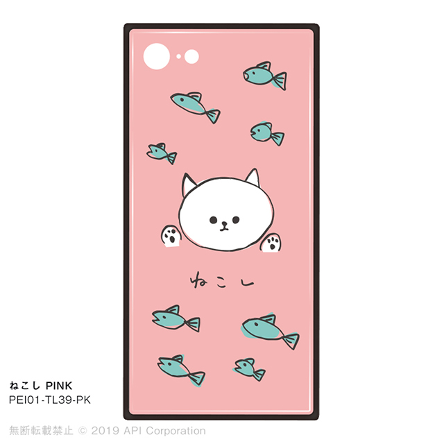 【iPhoneSE(第3/2世代)/8/7 ケース】TILE ねこし (PINK)goods_nameサブ画像