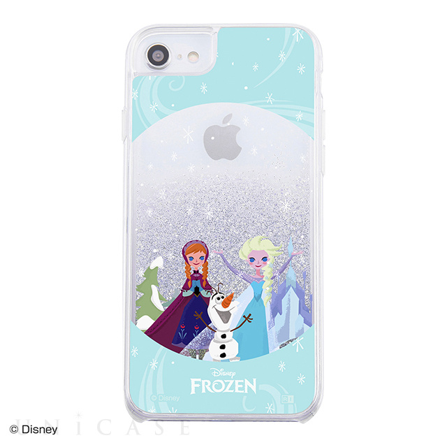 【iPhoneSE(第3/2世代)/8/7/6s/6 ケース】アナと雪の女王/ラメ グリッターケース (アナと雪の女王/スノードーム)