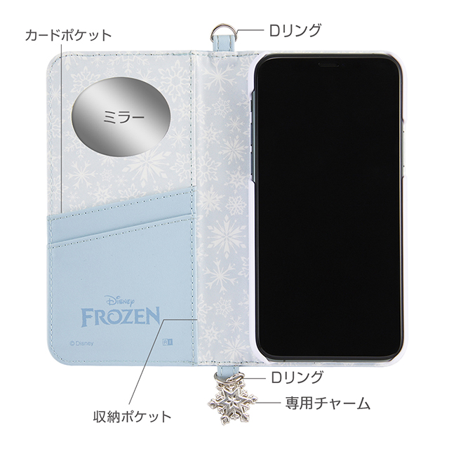 【iPhone11 Pro ケース】アナと雪の女王/手帳型レザーケース Collet チャーム付き (アナと雪の女王/OTONA_01)サブ画像