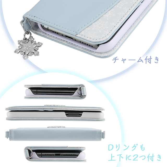 【iPhone11 Pro ケース】アナと雪の女王/手帳型レザーケース Collet チャーム付き (アナと雪の女王/OTONA_01)goods_nameサブ画像