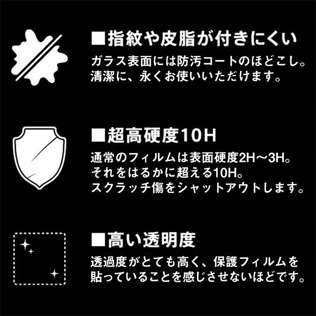 【iPhone11 フィルム】ガラスフィルム カメラ 10H eyes  (ホワイト)goods_nameサブ画像