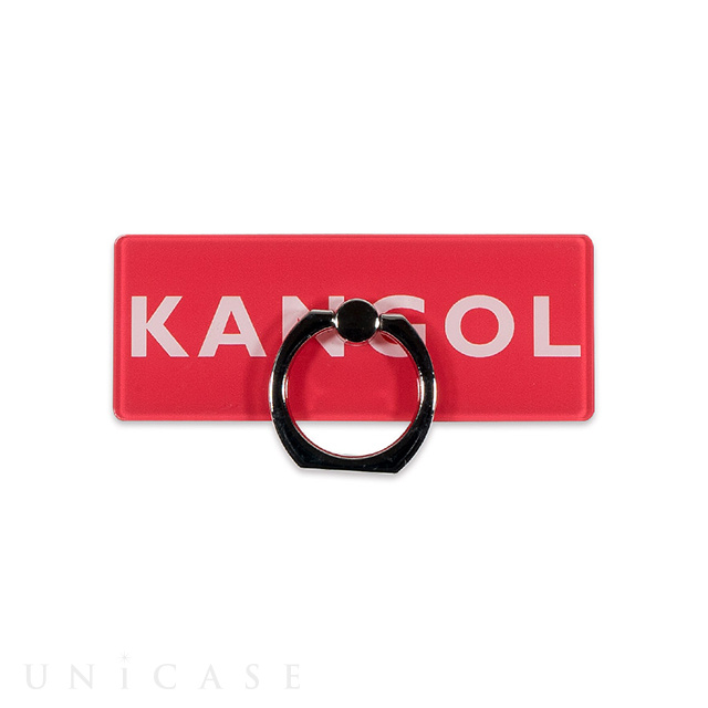 KANGOL スマホリング (BOX LOGO RING RED)