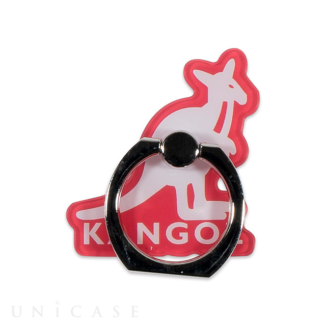 KANGOL スマホリング (MOTIF RING RED)