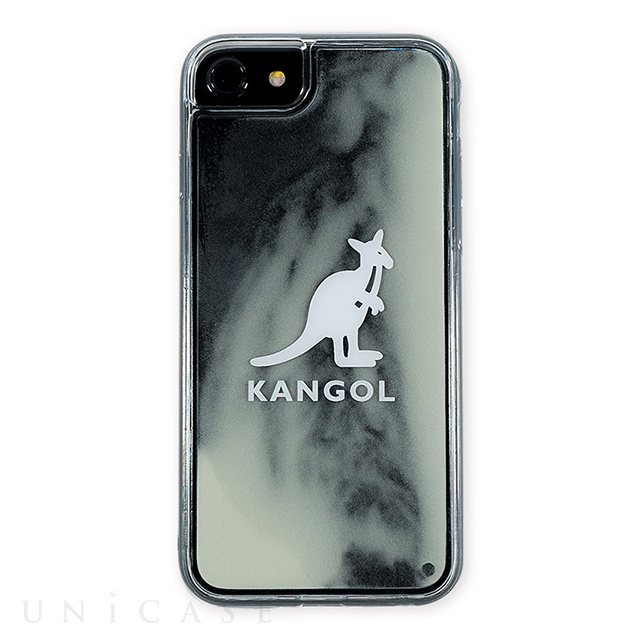 【iPhone8/7/6s/6 ケース】KANGOL NEON SAND LOGO (BLK)